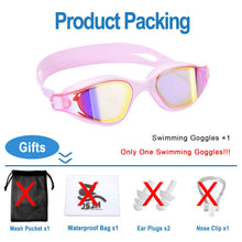 Unisex Adult Swimming Goggles – Anti-Fog Swim Glasses for Men & Women – Adjustable Silicone Waterproof Professional Swim Eyewear