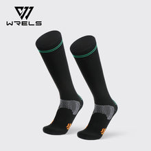 WRELS Sport Compression Socks Shock-Absorbing Anti-Slip Varicose Veins Socks Absorb Moisture Sweat Running Cycling Travel Socks