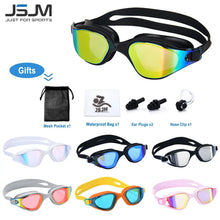 Unisex Adult Swimming Goggles – Anti-Fog Swim Glasses for Men & Women – Adjustable Silicone Waterproof Professional Swim Eyewear