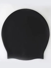 Large silicone swim cap for women with long hair, high elasticity, large head, waterproof, head-tight, extra large size swim cap