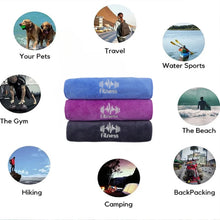 Outdoor sports super absorbent soft and quick drying towel, beach towel can be used for fitness, swimming, outdoor hiking, yoga