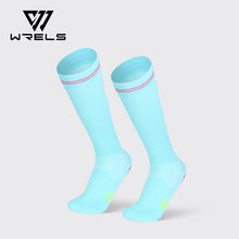 WRELS Sport Compression Socks Shock-Absorbing Anti-Slip Varicose Veins Socks Absorb Moisture Sweat Running Cycling Travel Socks