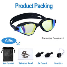 Unisex Adult Swimming Goggles – Anti-Fog Swim Glasses for Men & Women – Adjustable Silicone Waterproof Professional Swim Eyewear