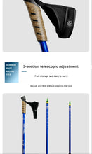 2PCS Nordic Walking Poles Trek Pole Telescopic Alpenstock 7075 Aluminum Alloy Shooting Crutch Senderismo Walking Stick hiking