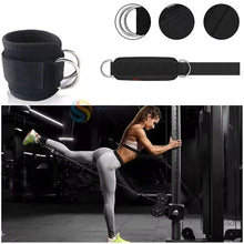 1pc Ankle Straps for Cable Machines Padded Ankle Cuffs for Leg Exercise WorkoutsFully Adjustable and Breathable Ankle