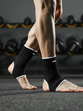 1 Pair One Size Elastic Breathable Ankle Support Sleves for Running Basketball Cycling