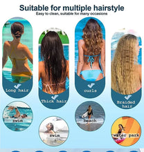 Large silicone swim cap for women with long hair, high elasticity, large head, waterproof, head-tight, extra large size swim cap