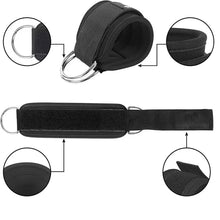 1pc Ankle Straps for Cable Machines Padded Ankle Cuffs for Leg Exercise WorkoutsFully Adjustable and Breathable Ankle