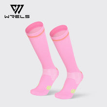 WRELS Sport Compression Socks Shock-Absorbing Anti-Slip Varicose Veins Socks Absorb Moisture Sweat Running Cycling Travel Socks