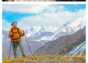 2PCS Nordic Walking Poles Trek Pole Telescopic Alpenstock 7075 Aluminum Alloy Shooting Crutch Senderismo Walking Stick hiking