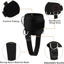 1pc Ankle Straps for Cable Machines Padded Ankle Cuffs for Leg Exercise WorkoutsFully Adjustable and Breathable Ankle