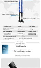 2PCS Nordic Walking Poles Trek Pole Telescopic Alpenstock 7075 Aluminum Alloy Shooting Crutch Senderismo Walking Stick hiking