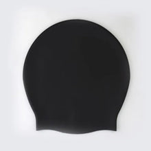 Large silicone swim cap for women with long hair, high elasticity, large head, waterproof, head-tight, extra large size swim cap