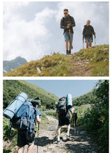 2PCS Nordic Walking Poles Trek Pole Telescopic Alpenstock 7075 Aluminum Alloy Shooting Crutch Senderismo Walking Stick hiking