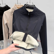 Women Sports Jacket Zip Fitness Shirt Workout Running Coats