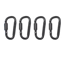 4-6PCS Carabiner Set For Key Camping Survival EDC Outdoor Keychain Clip  Alloy Aluminum Tactical Caribiner Hook Karabiners