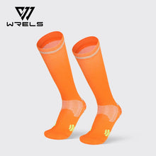 WRELS Sport Compression Socks Shock-Absorbing Anti-Slip Varicose Veins Socks Absorb Moisture Sweat Running Cycling Travel Socks