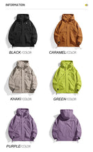 CHRLCK Unisex Outdoor Waterproof Jacket Windbreaker Coat Autumn Breathable Fishing Camping Windproof Jackets Men Women Clothing