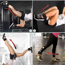 1pc Ankle Straps for Cable Machines Padded Ankle Cuffs for Leg Exercise WorkoutsFully Adjustable and Breathable Ankle