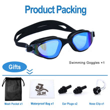 Unisex Adult Swimming Goggles – Anti-Fog Swim Glasses for Men & Women – Adjustable Silicone Waterproof Professional Swim Eyewear