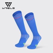 WRELS Sport Compression Socks Shock-Absorbing Anti-Slip Varicose Veins Socks Absorb Moisture Sweat Running Cycling Travel Socks