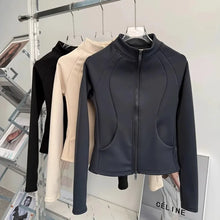 Women Sports Jacket Zip Fitness Shirt Workout Running Coats