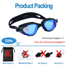 Unisex Adult Swimming Goggles – Anti-Fog Swim Glasses for Men & Women – Adjustable Silicone Waterproof Professional Swim Eyewear